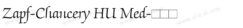 Zapf-Chancery HU Med字体转换
